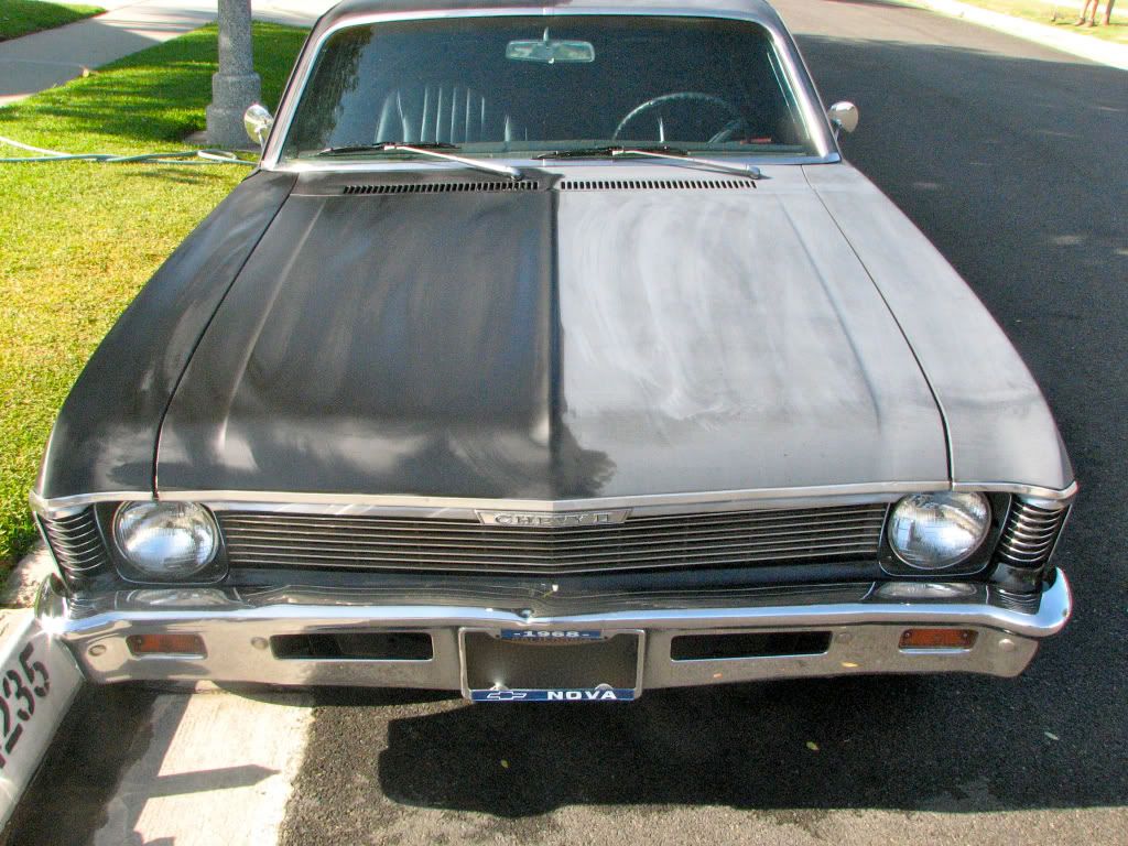 Get 1970 Chevy Nova Matte Black Background