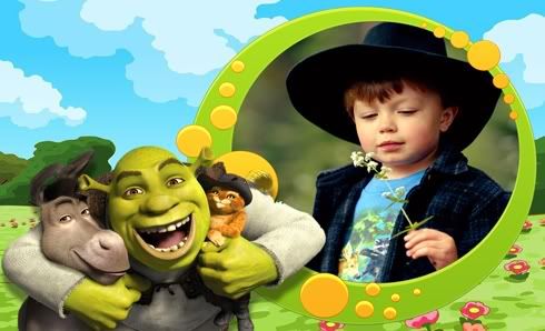 Marcos para Fotos Infantiles: Shrek Descargar Gratis