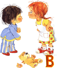 Girl Scolding Boy alphabet animated Pictures, Images and Photos