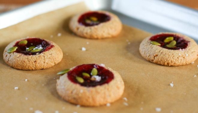 Almond Thumbprint Cookies {Vegan & Wheat-Free}