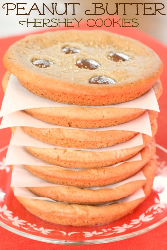 Giant Peanut Butter & Hershey Cookies~ Blooming on Bainbridge