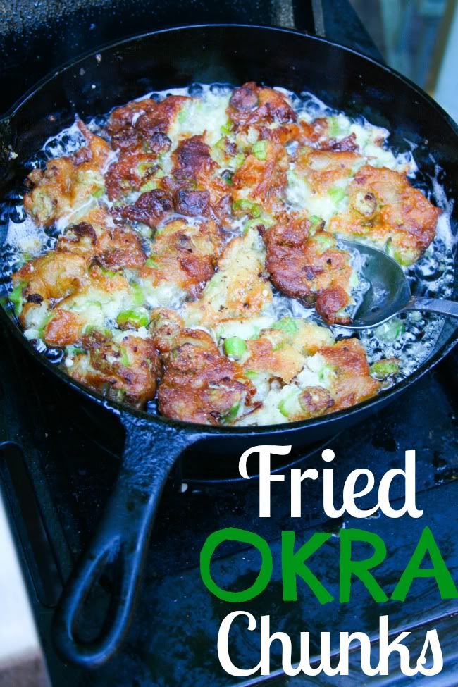 Fried Okra Chunks
