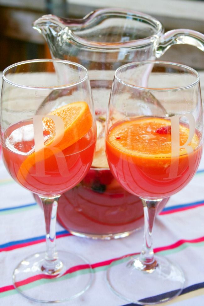 Non-Alcoholic Sangria via Blooming on Bainbridge