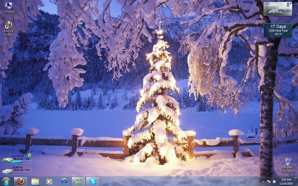 laptop wallpapers for windows 7. [Laptop] Windows 7 Christmas