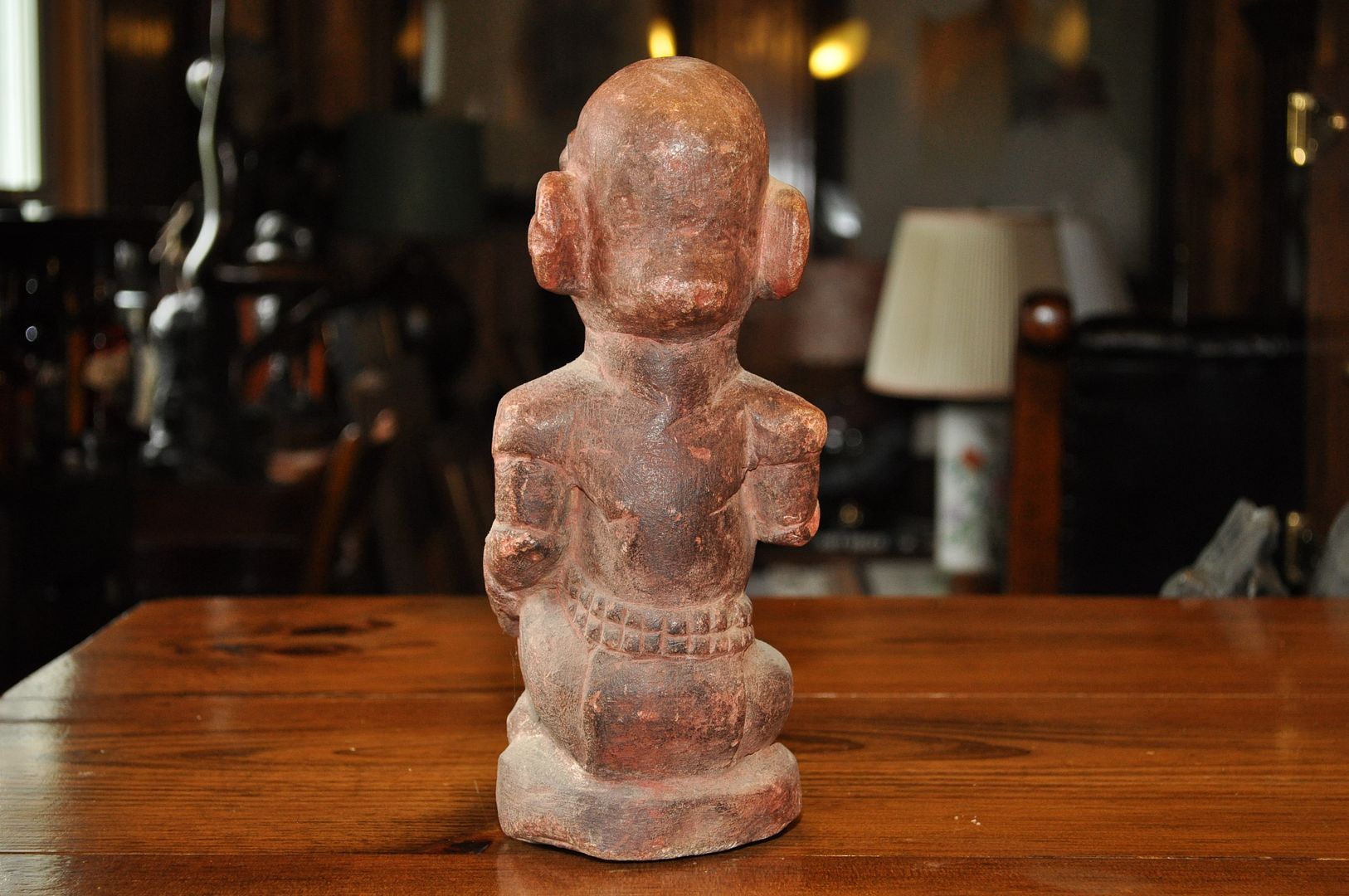 African Fertility Statue Stone Sculpture Religious Birth Primitive