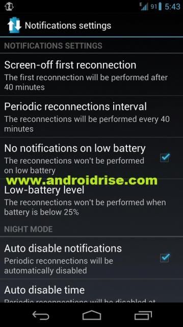 3G Manager - Battery saver App For Android .