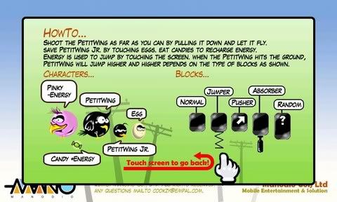 PetitWing Android mobile Game