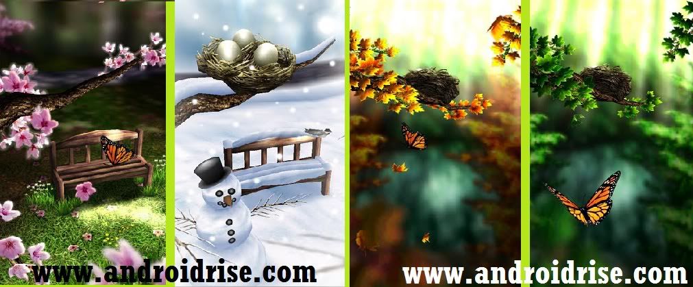 HD Android Live Wallpaper Download Season Zen Full Free.