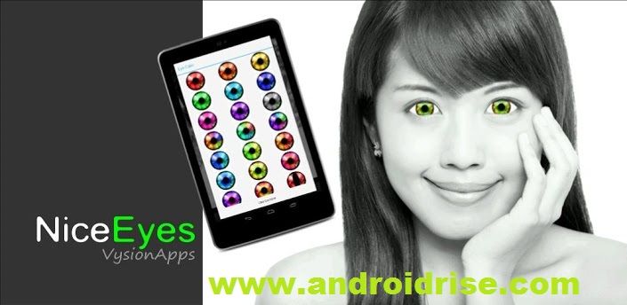 NiceEyes-Pro Android App Download.Top realistic eye color-changer App.
