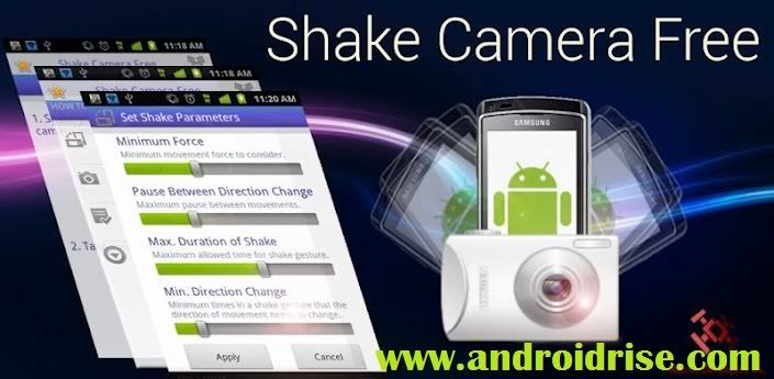 Shake Camera Android App