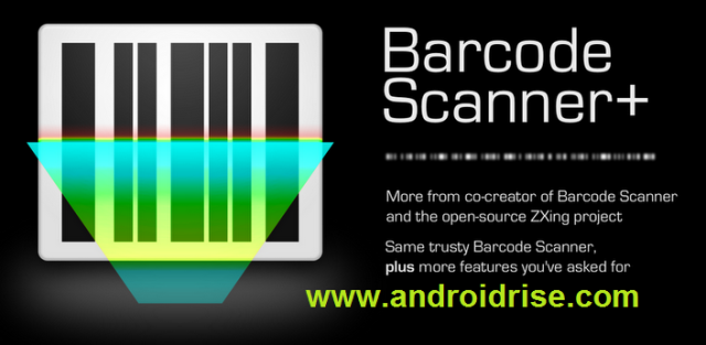 Barcode Scanner+ (Plus) Android App Download.