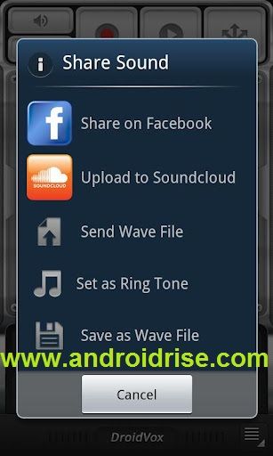 DroidVox-Voice Changer Android Ap