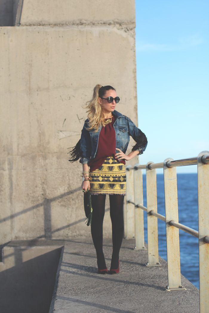 My Showroom romwe, Zara, PullBear, Pilar Burgos, ADAMARINA, daniel wellington, Parfois, Priscila Betancort, MY SHOWROOM, falda étnica, cazadora flecos, Carlos Toun, Las Palmas de Gran Canaria