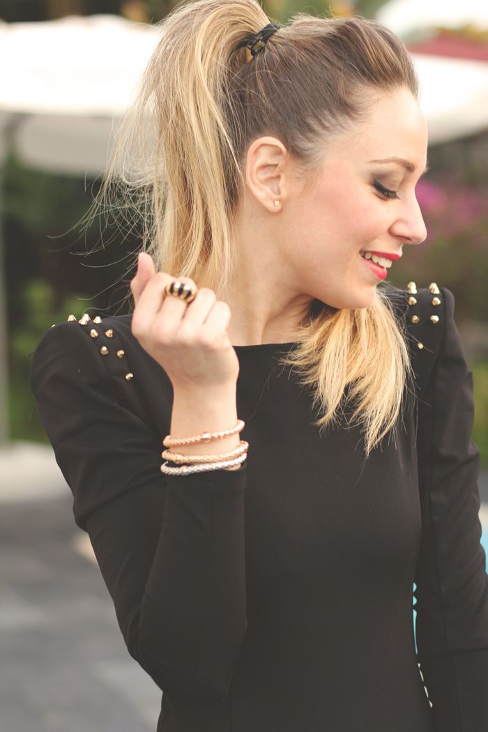 Priscila Betancort Priscila Betancort, MY SHOWROOM, vestido negro, vestido escote en espalda, black dress, fashion Pills, look cena, Sarenza, ravel, eBay,