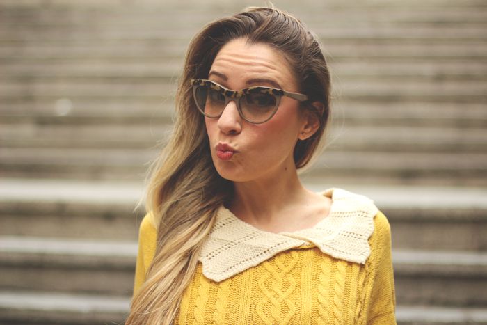 Prada pr06ps Optifactory, my showroom, Prada sunglasses, Jersey mostaza, Priscila Betancort, Carlos Toun
