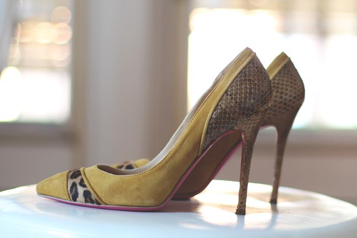 Pilar Burgos Pilar burgos, Heels, mostaza, zapatos de salón, stilettos, Leopard print