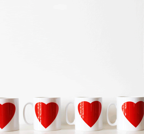 heart mug love fest