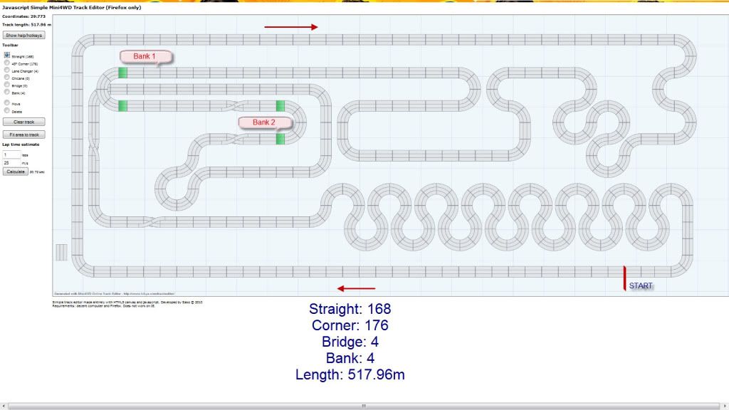 tamiya mini 4wd track layout