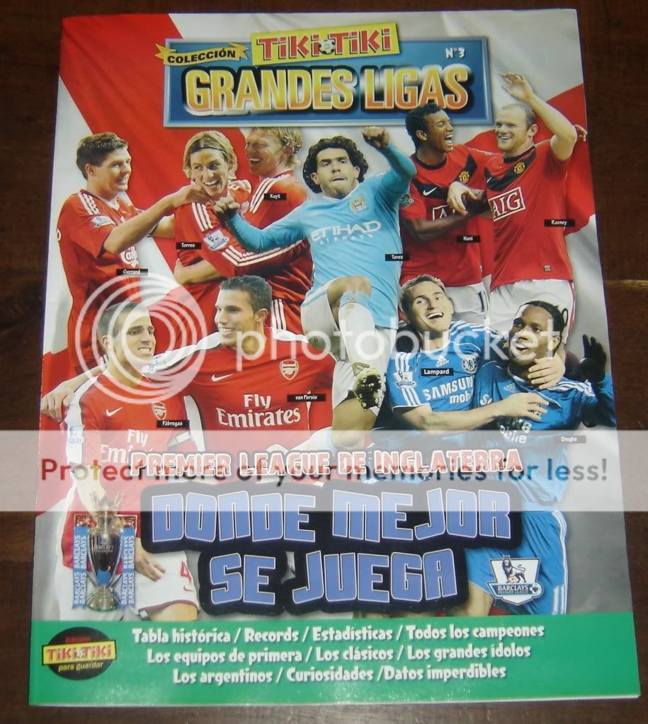 PREMIER LEAGUE soccer magazine ARGENTINA rare TIKI TIKI  